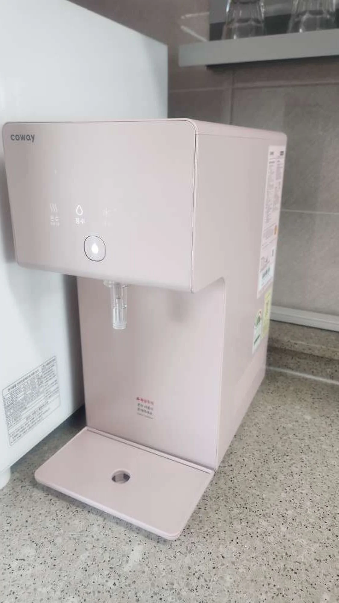 미사동 코웨이 아이콘 얼음정수기 오리지널 설치사례