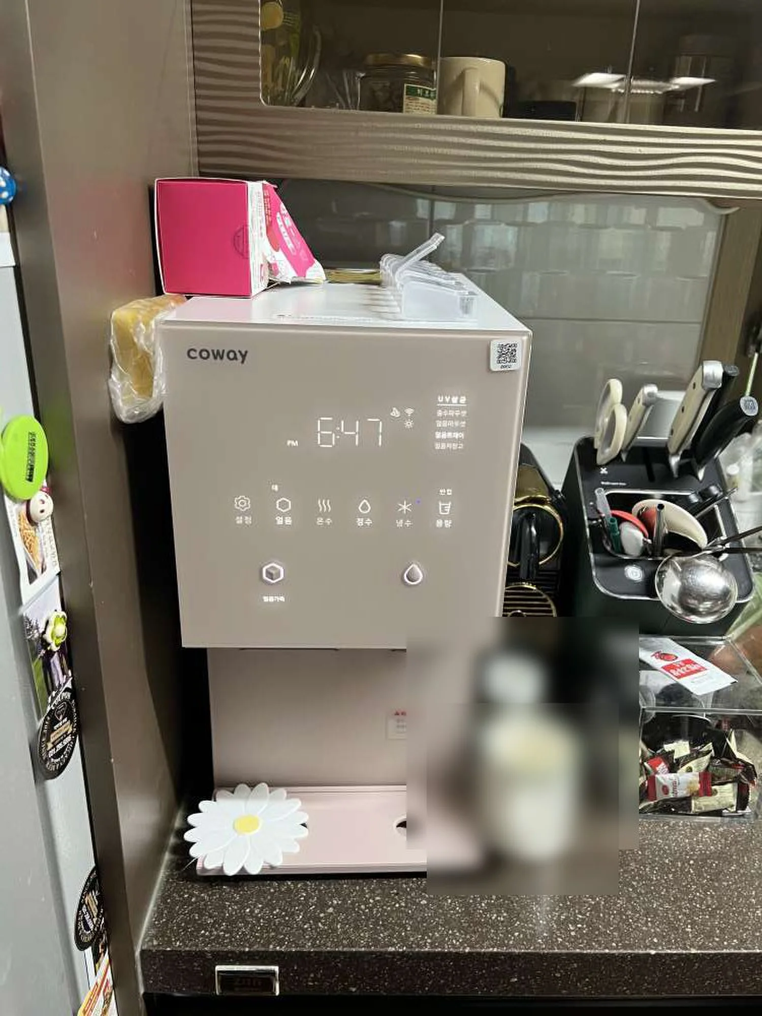 풍덕천자이 코웨이 아이콘 얼음정수기 오리지널 설치사례